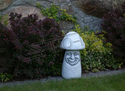Garden decoration mushroom terrace stone figurines decor figure nature statue